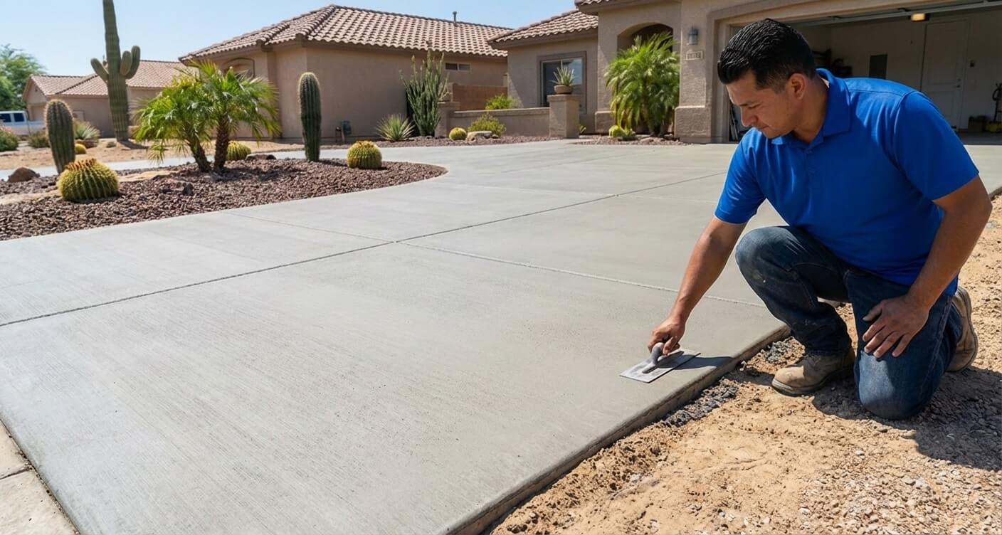 Best Concrete Driveways Contractors in Yuma AZ | EdgeStone